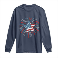 Funny 4th of July Fireworks Foxtrot Delta Tango Long Sleeve Shirt - Wonder Print Shop