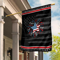 Funny 4th of July Fireworks Foxtrot Delta Tango Garden Flag