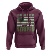 Funny Gardening Lawn Mower Hoodie Look At Those Stripes American Flag - Wonder Print Shop