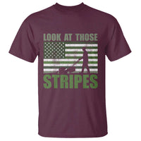 Funny Gardening Lawn Mower T Shirt Look At Those Stripes American Flag - Wonder Print Shop
