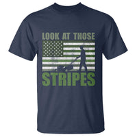 Funny Gardening Lawn Mower T Shirt Look At Those Stripes American Flag - Wonder Print Shop
