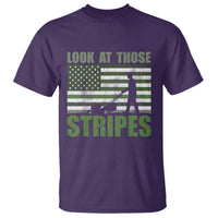 Funny Gardening Lawn Mower T Shirt Look At Those Stripes American Flag - Wonder Print Shop