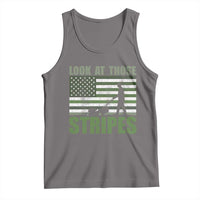 Funny Gardening Lawn Mower Tank Top Look At Those Stripes American Flag - Wonder Print Shop