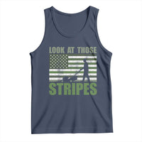 Funny Gardening Lawn Mower Tank Top Look At Those Stripes American Flag - Wonder Print Shop