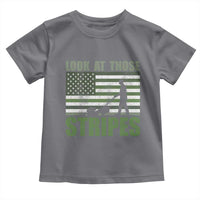 Funny Gardening Lawn Mower Toddler T Shirt Look At Those Stripes American Flag - Wonder Print Shop
