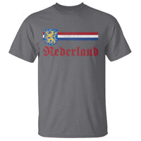 Nederland Holland Emblem Lion Vintage Dutch Flag T Shirt