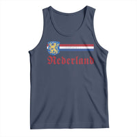 Nederland Holland Emblem Lion Vintage Dutch Flag Tank Top