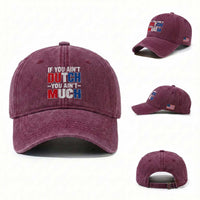 Funny Netherlands Washed Cotton Baseball Cap If You Ain't Dutch You Ain't Much Holland Pride