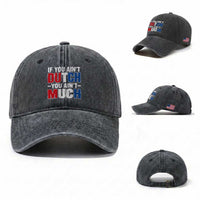Funny Netherlands Washed Cotton Baseball Cap If You Ain't Dutch You Ain't Much Holland Pride