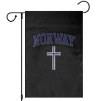 Norway Vintage Soccer Design The Nordic Cross Flag Garden Flag