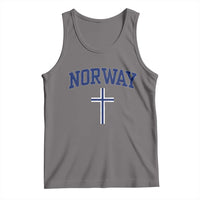 Norway Vintage Soccer Design The Nordic Cross Flag Tank Top