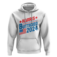 Harris Buttigieg 2024 Hoodie Presidential Election American Flag - Wonder Print Shop