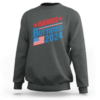 Harris Buttigieg 2024 Sweatshirt Presidential Election American Flag - Wonder Print Shop