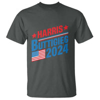 Harris Buttigieg 2024 T Shirt Presidential Election American Flag - Wonder Print Shop