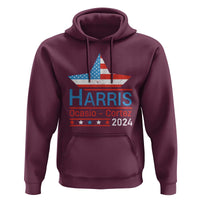 Harris Ocasio Cortez 2024 Hoodie American Flag Election Star - Wonder Print Shop