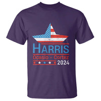 Harris Ocasio Cortez 2024 T Shirt American Flag Election Star - Wonder Print Shop