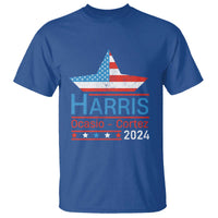 Harris Ocasio Cortez 2024 T Shirt American Flag Election Star - Wonder Print Shop