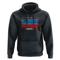 Harris Buttigieg 2024 Hoodie Presidential Election American Flag Star - Wonder Print Shop