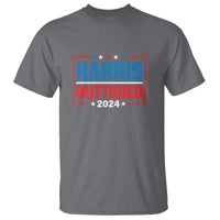 Harris Buttigieg 2024 T Shirt Presidential Election American Flag Star - Wonder Print Shop