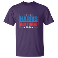 Harris Buttigieg 2024 T Shirt Presidential Election American Flag Star - Wonder Print Shop