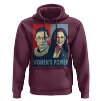 Women's Power Hoodie Ruth Harris Supporter Feminist Women's rights - Wonder Print Shop