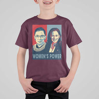 Women's Power T Shirt For Kid Ruth Harris Supporter Feminist Women's rights - Wonder Print Shop
