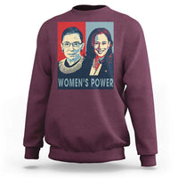 Women's Power Sweatshirt Ruth Harris Supporter Feminist Women's rights - Wonder Print Shop
