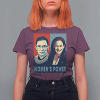 Women's Power T Shirt For Women Ruth Harris Supporter Feminist Women's rights - Wonder Print Shop