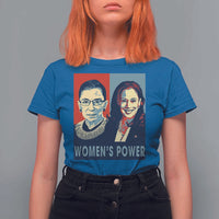 Women's Power T Shirt For Women Ruth Harris Supporter Feminist Women's rights - Wonder Print Shop