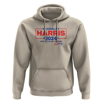 Harris 2024 Time To Make Herstory Hoodie American Flag Election Star - Wonder Print Shop