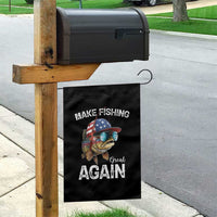 Funny Make Fishing Great Again Garden Flag Bass Fishing - Wonder Print Shop