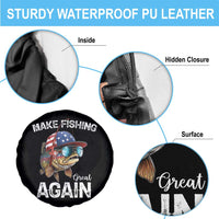 Funny Make Fishing Great Again Spare Tire Cover Bass Fishing - Wonder Print Shop