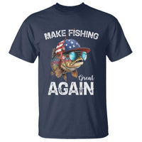 Funny Make Fishing Great Again T Shirt Bass Fishing - Wonder Print Shop