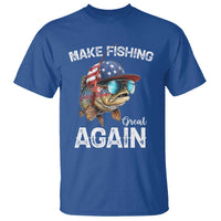 Funny Make Fishing Great Again T Shirt Bass Fishing - Wonder Print Shop