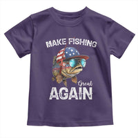 Funny Make Fishing Great Again Toddler T Shirt Bass Fishing - Wonder Print Shop
