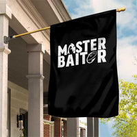 Funny Master Baiter Garden Flag Fishing Fisherman Adult Jokes Father's Day - Wonder Print Shop