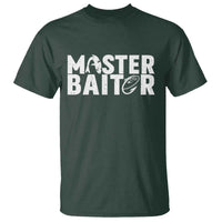 Funny Master Baiter T Shirt Fishing Fisherman Adult Jokes Father's Day - Wonder Print Shop