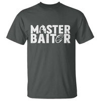 Funny Master Baiter T Shirt Fishing Fisherman Adult Jokes Father's Day - Wonder Print Shop