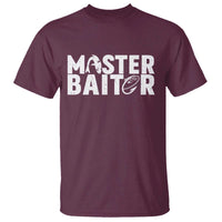 Funny Master Baiter T Shirt Fishing Fisherman Adult Jokes Father's Day - Wonder Print Shop