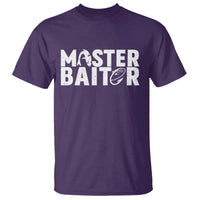 Funny Master Baiter T Shirt Fishing Fisherman Adult Jokes Father's Day - Wonder Print Shop