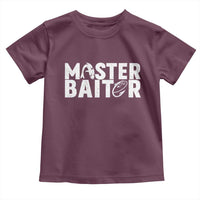Funny Master Baiter Toddler T Shirt Fishing Fisherman Adult Jokes Father's Day - Wonder Print Shop