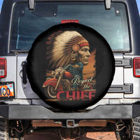 Indian American Rider Spare Tire Cover Respect The Native Chief Native American Motorcycle - Wonder Print Shop