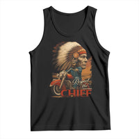 Indian American Rider Tank Top Respect The Native Chief Native American Motorcycle - Wonder Print Shop