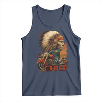 Indian American Rider Tank Top Respect The Native Chief Native American Motorcycle - Wonder Print Shop