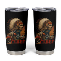 Indian American Rider Tumbler Cup Respect The Native Chief Native American Motorcycle - Wonder Print Shop