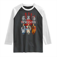 Native American Indigenous Women MMIW Red Hand Indian Raglan Shirt - Wonder Print Shop