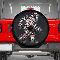 Bigfoot Native American Northwest Coast Art Spare Tire Cover - Wonder Print Shop