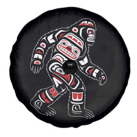 Bigfoot Native American Northwest Coast Art Spare Tire Cover - Wonder Print Shop