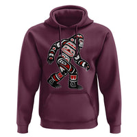 Bigfoot Native American Northwest Coast Art Hoodie - Wonder Print Shop