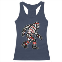 Bigfoot Native American Northwest Coast Art Racerback Tank Top - Wonder Print Shop